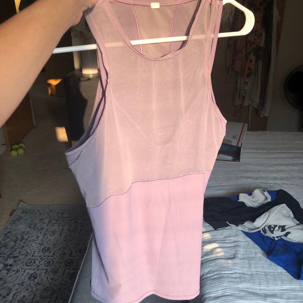 Lululemon Sculpt Mesh Tank